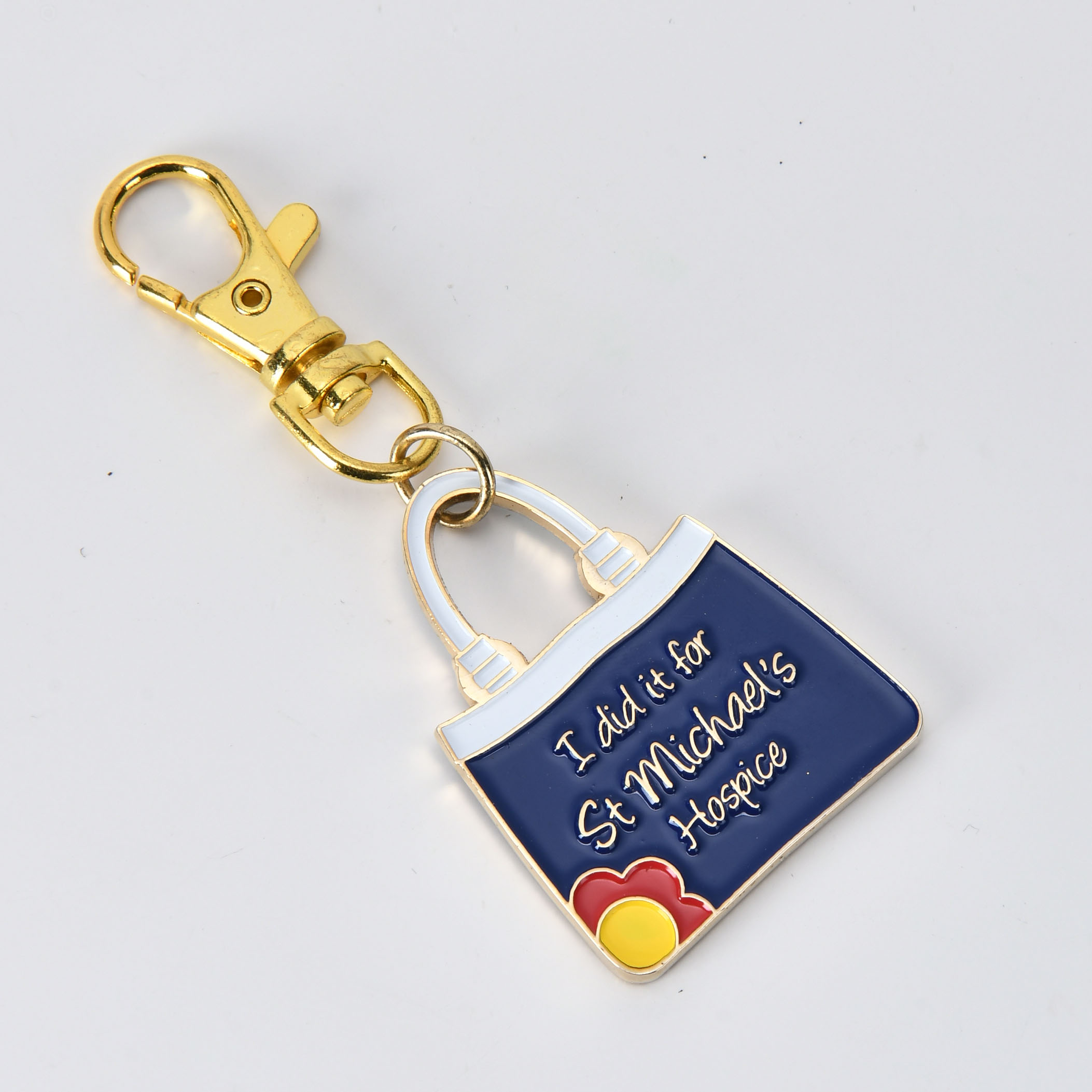 1. St. Michael's Hospice Bag-Shaped Keychain
